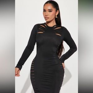 Distressed Maxi Dress